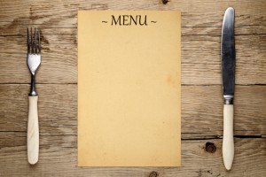 print menus