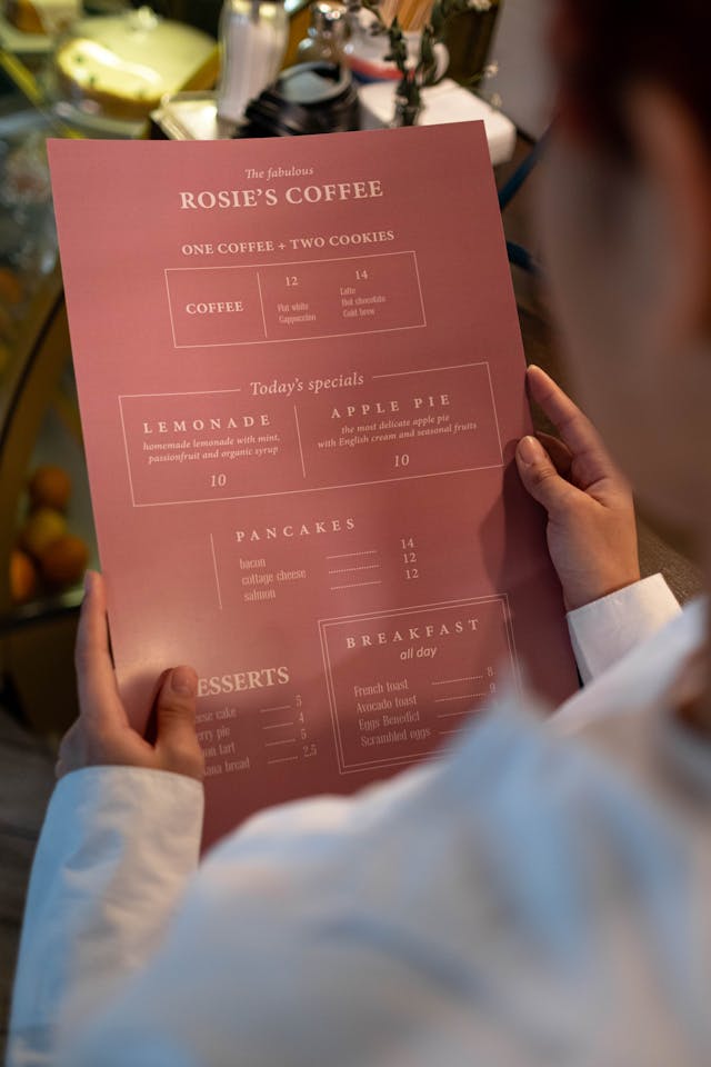 Restaurant Menu Printing in Queens and Brooklyn Durable Stylish On-Brand
